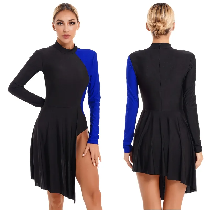 Modern Long Sleeve Skater Dance Dress | 161