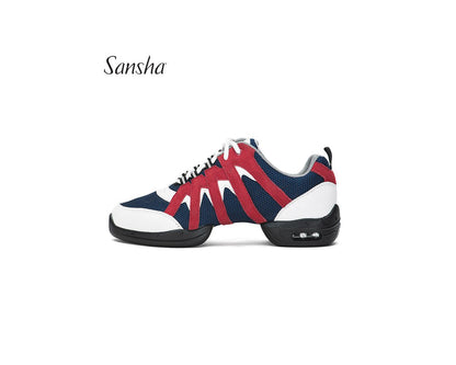 Sansha Sneakers PERFORMANCE P183M - Red and Navy