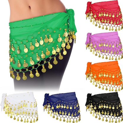 Radiant Rhythms Belly Dance Hip Scarf