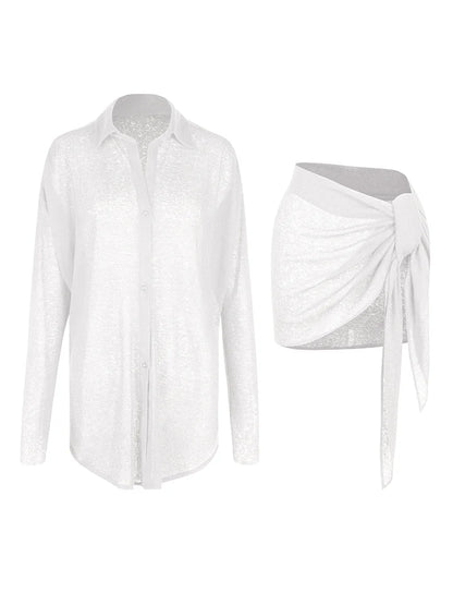 ZYM Lilies Shirt & Skirt Set | 24064