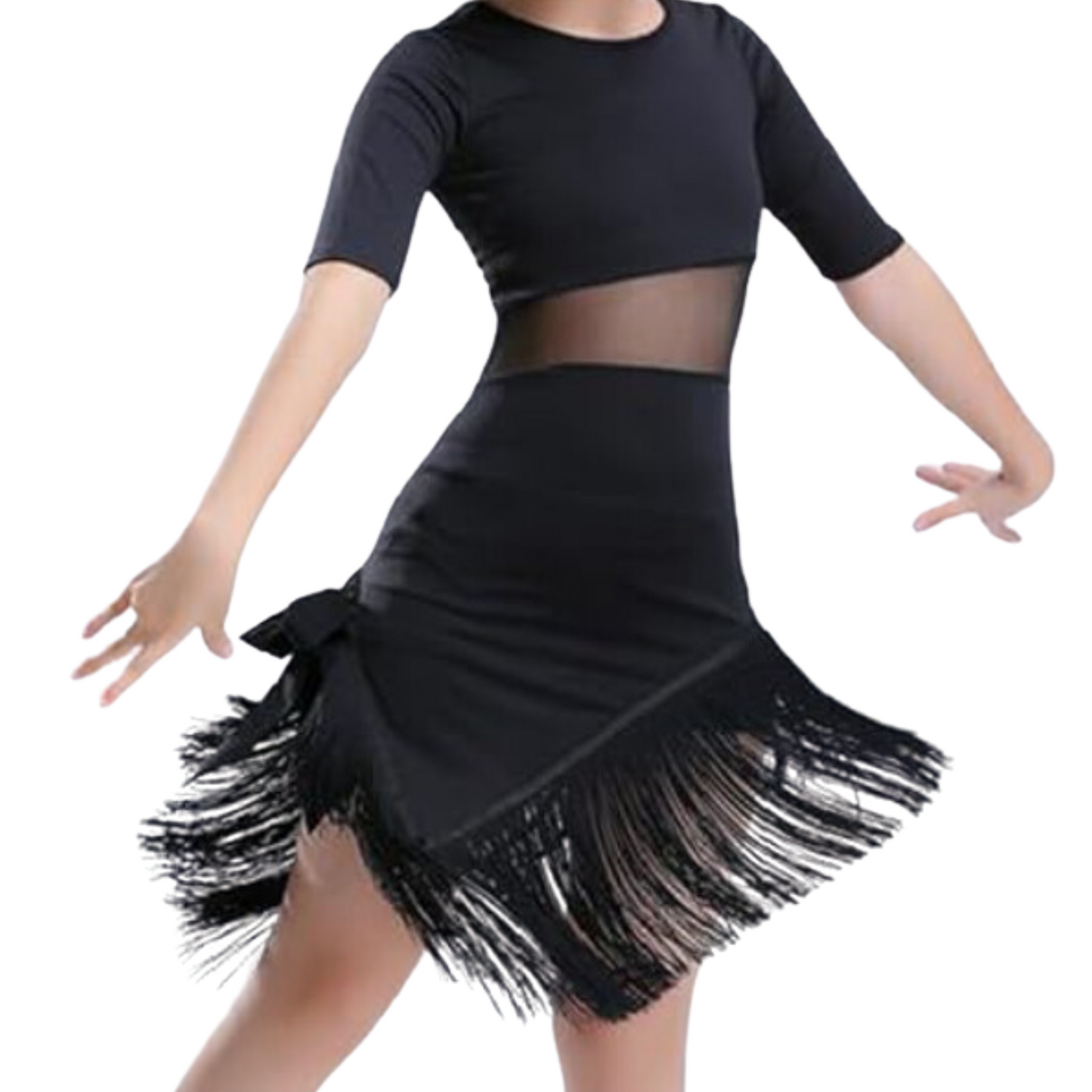 Robe de danse latine Midnight Elegance | 901