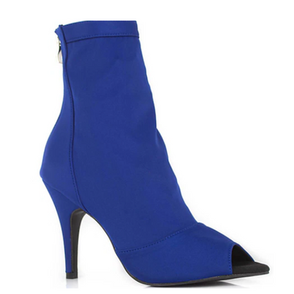 Vibrant Peep-Toe Dance Booties | 508