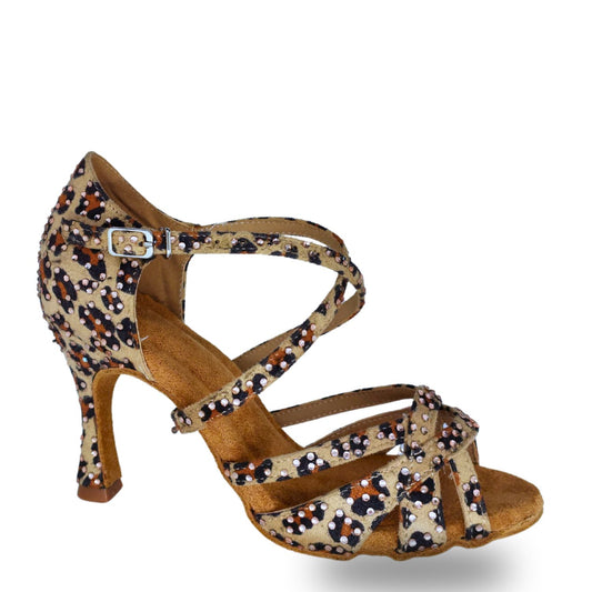 Kaline’s Wild Cheetah – Latin Dance Heels