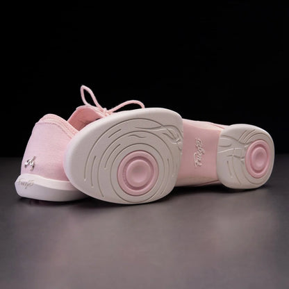 Fuego Pink Split-Sole Dance Sneakers
