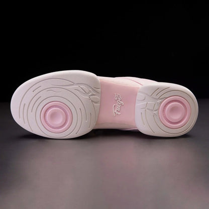 Fuego Pink Split-Sole Dance Sneakers