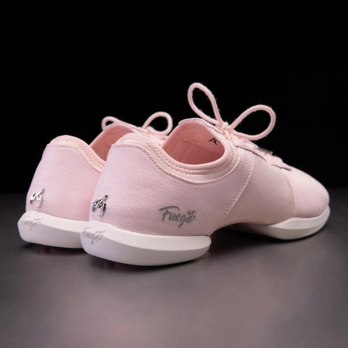 Fuego Pink Split-Sole Dance Sneakers