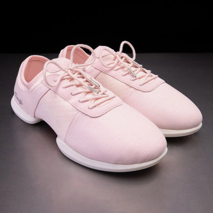 Fuego Pink Split-Sole Dance Sneakers