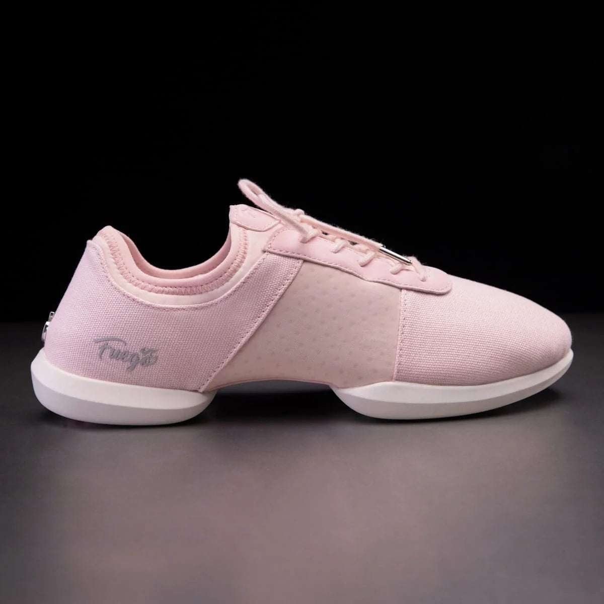 Fuego Pink Split-Sole Dance Sneakers