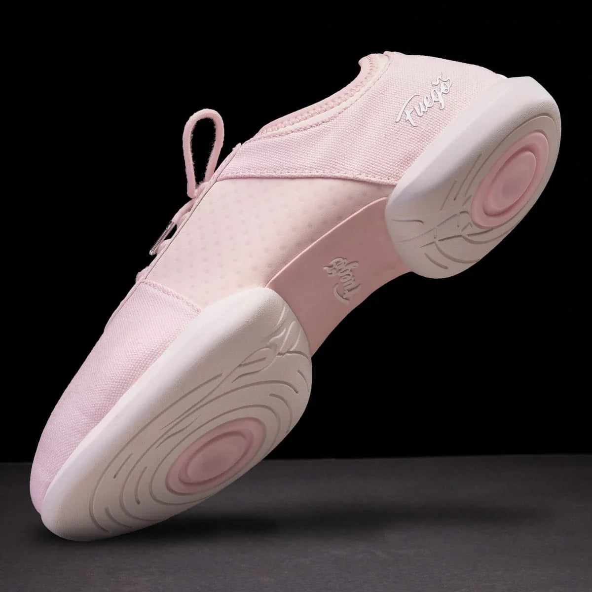 Fuego Pink Split-Sole Dance Sneakers