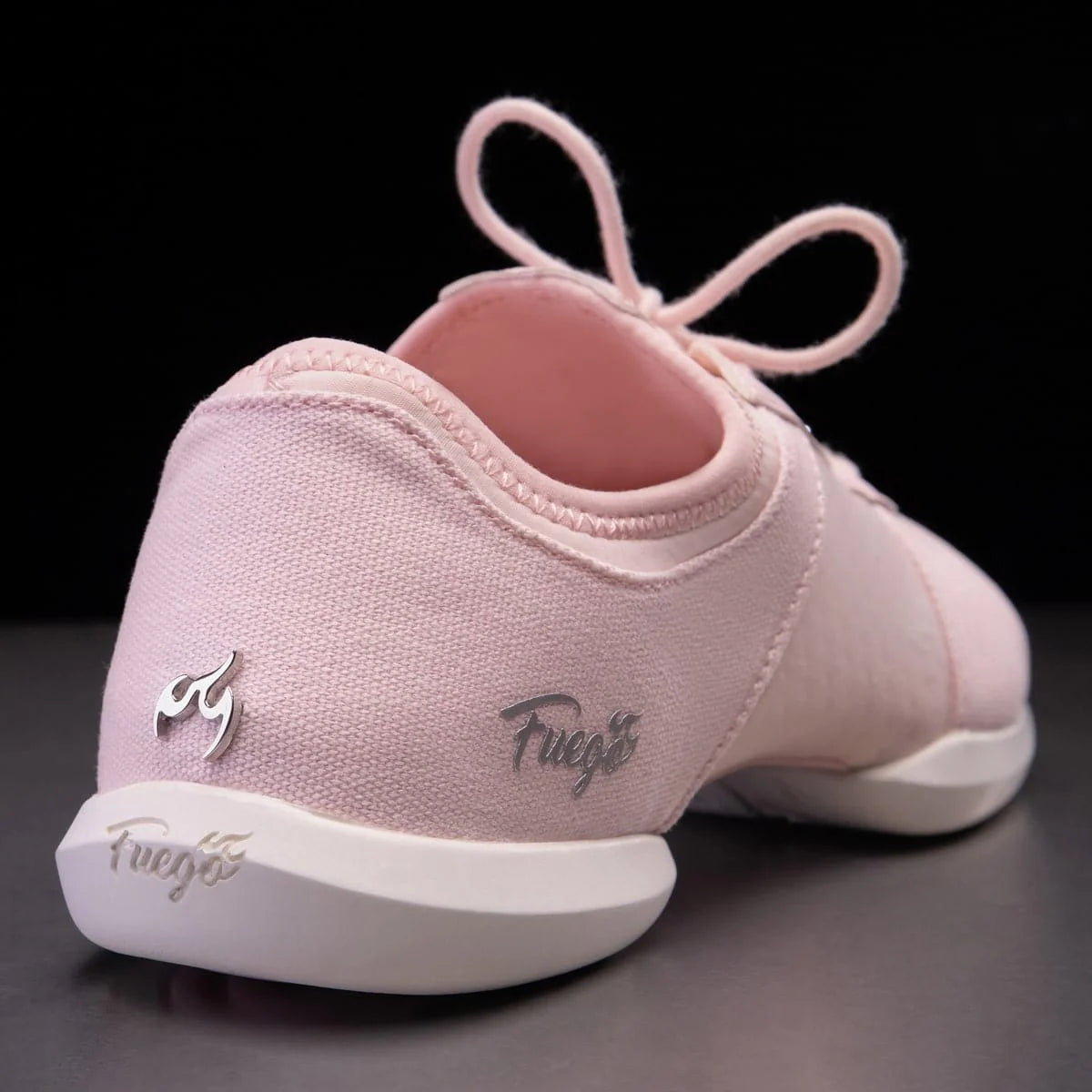 Fuego Pink Split-Sole Dance Sneakers
