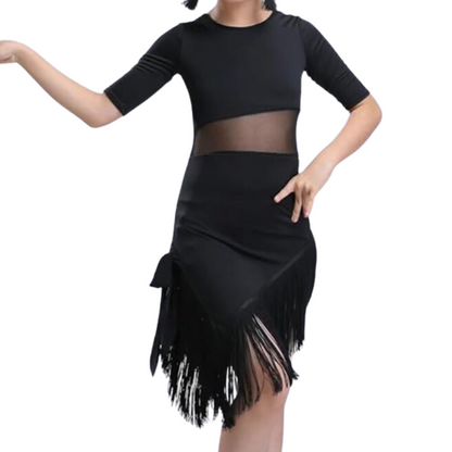 Robe de danse latine Midnight Elegance | 901