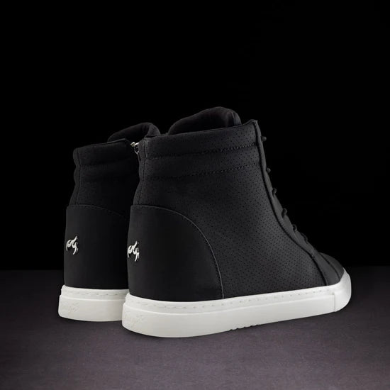Fuego Black Wedge Dance Sneakers