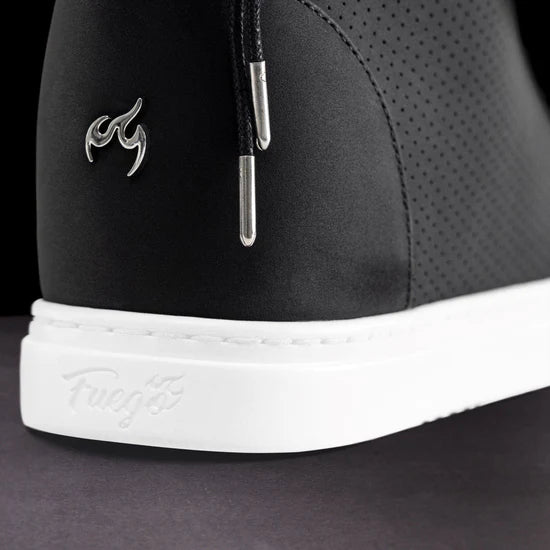 Fuego Black Wedge Dance Sneakers
