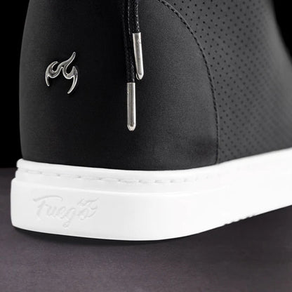 Fuego Black Wedge Dance Sneakers