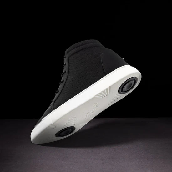 Fuego Black Wedge Dance Sneakers