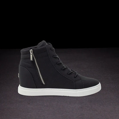 Fuego Black Wedge Dance Sneakers