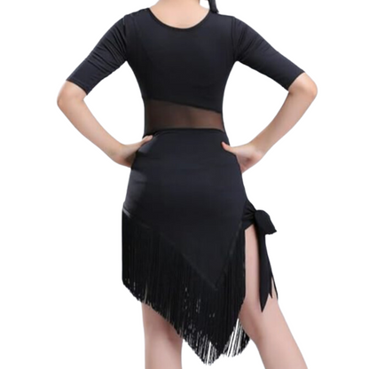 Robe de danse latine Midnight Elegance | 901