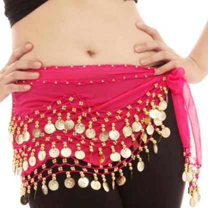 Radiant Rhythms Belly Dance Hip Scarf