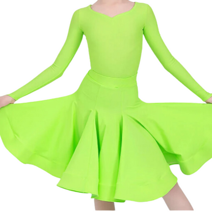 Kids' Long Sleeve Dance Dress | 104