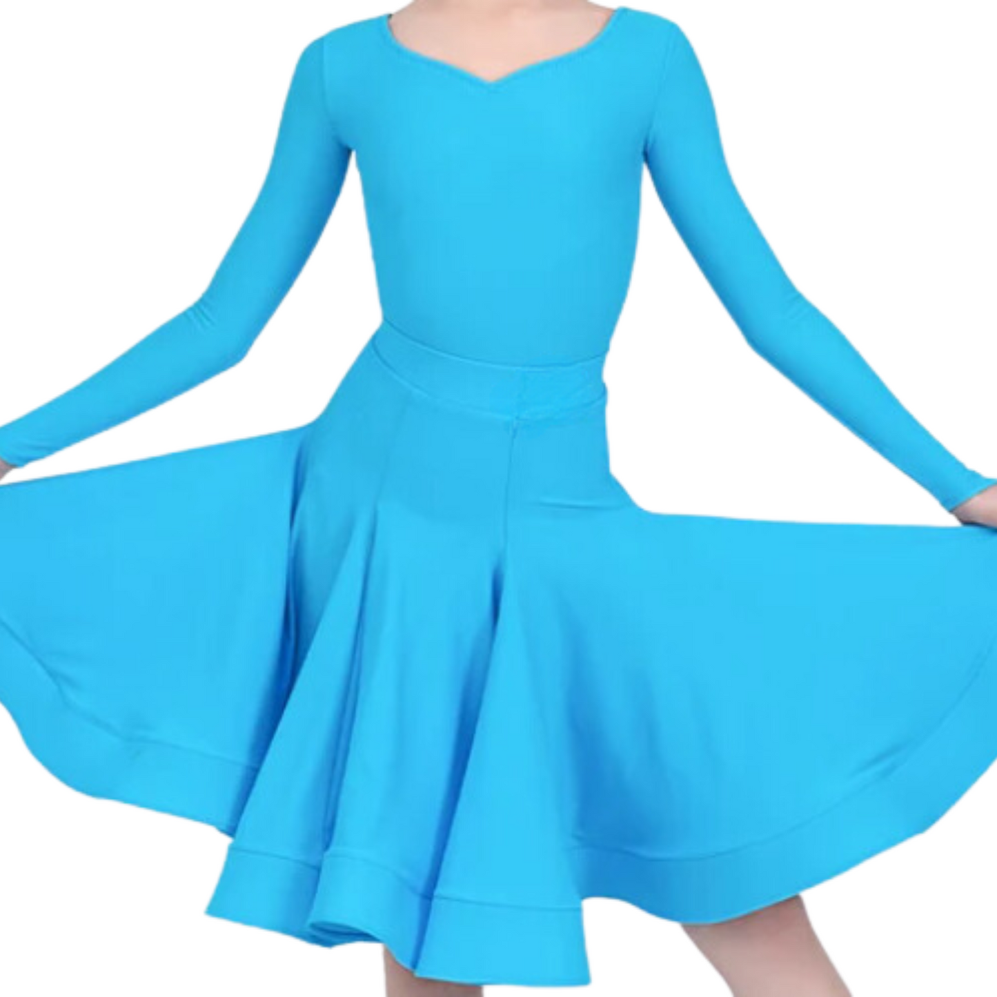 Kids' Long Sleeve Dance Dress | 104