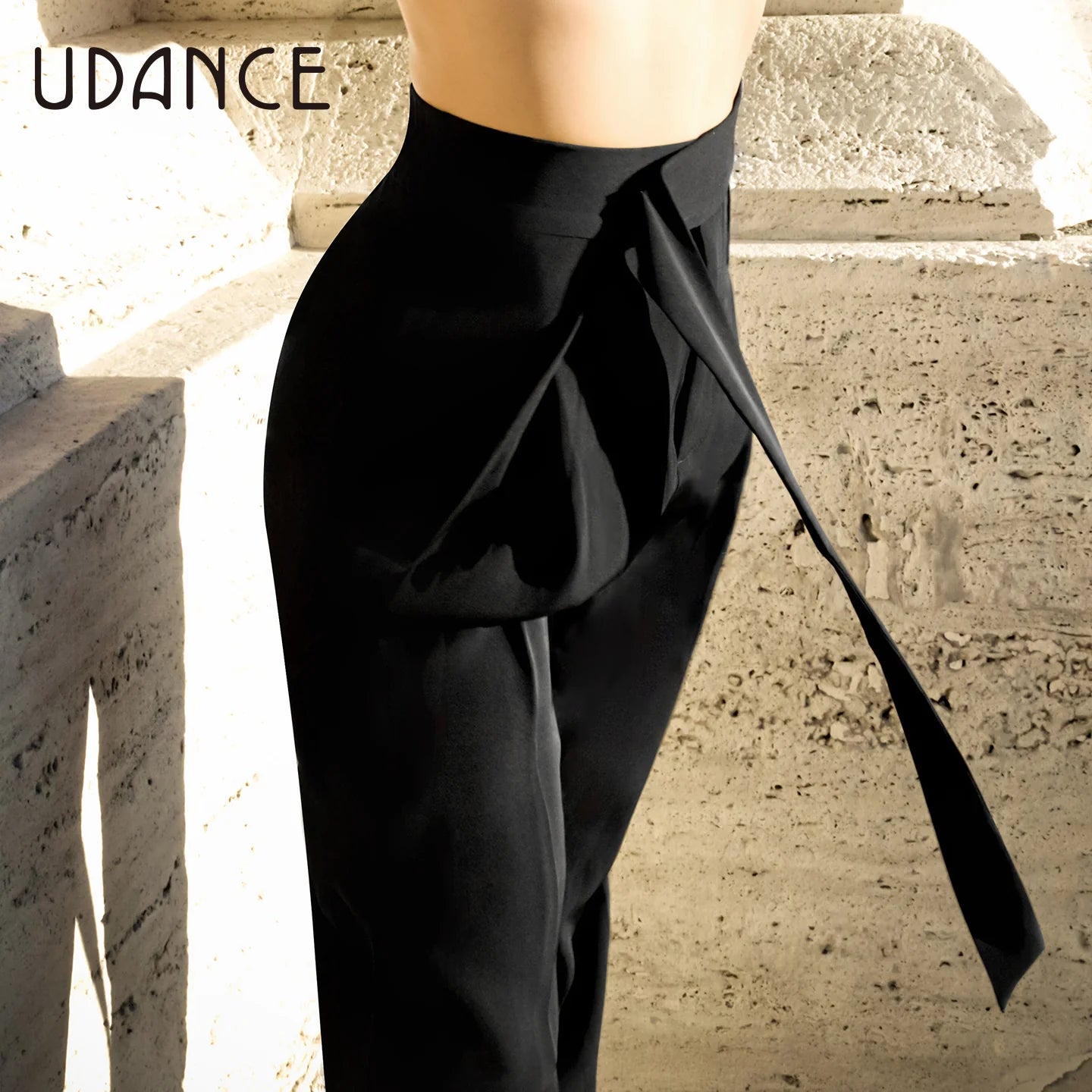 UDance A535 High-Waisted Latin Practice Trousers – Unisex