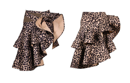 UDance A62 Leopard Latin Skirt
