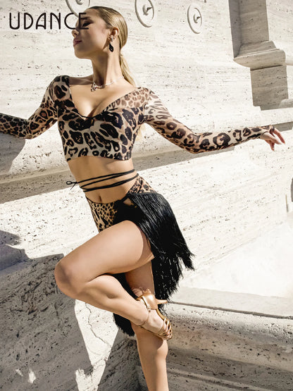 UDance A82 Long-Sleeve Latin Crop Top