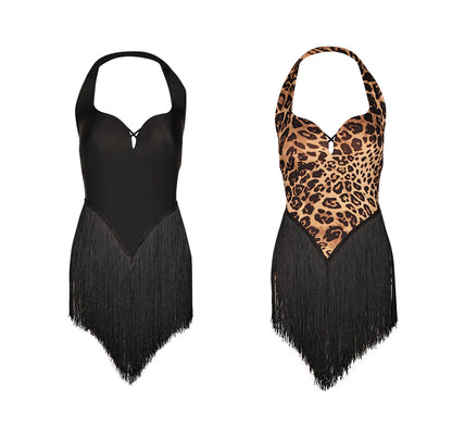 UDance A85 Halter Latin Fringe Dress