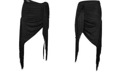 UDance A96 black Latin dance skirt, additional product view