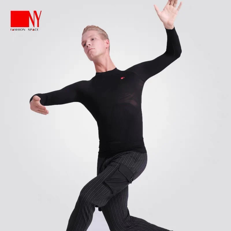 NY Dance Fashion Space | Long Sleeve Muscle Crew