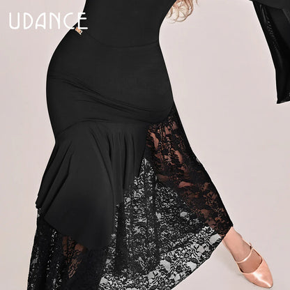 UDANCE Lace Cutout Ballroom Skirt AMD12