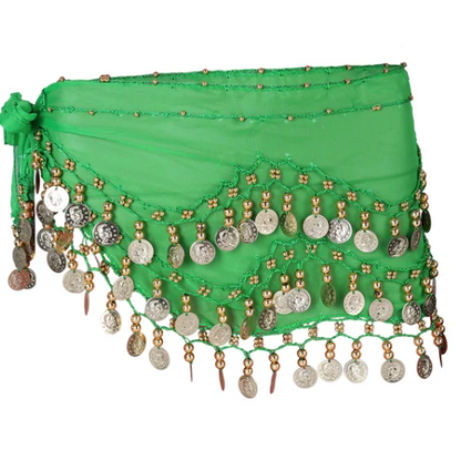 Radiant Rhythms Belly Dance Hip Scarf