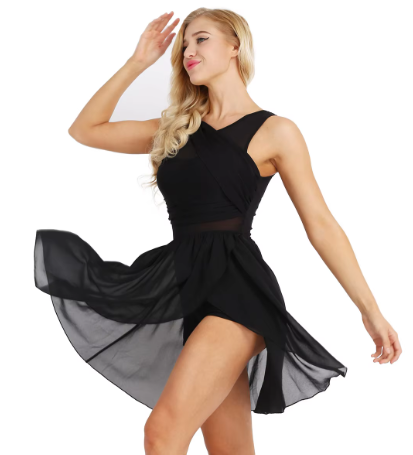 Robe de danse fluide multicolore | 120