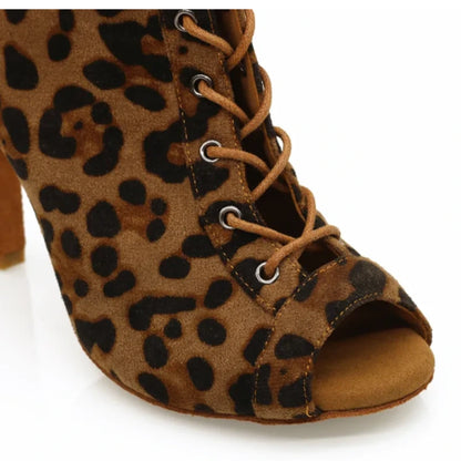 Supine | Leopard Print Dance Booties