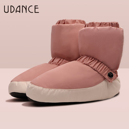 UDANCE ACC06 winter practice booties in Pink-White
