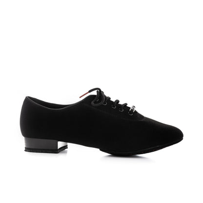 BD Dance Style 309 black canvas shoe, side view