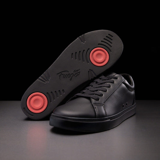 Fuego All-Black Low-Top Dance Sneakers