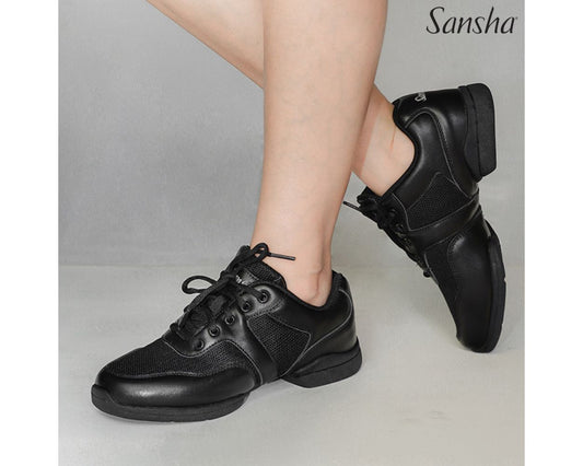 Sansha Leather Jazz Dance Sneakers | M23Lco