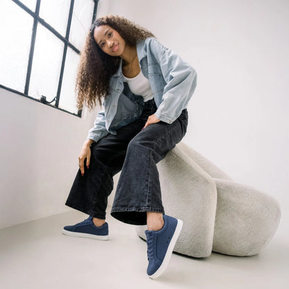 Fuego Navy Low-Top Dance Sneakers