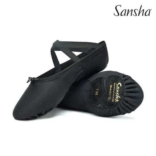 Sansha Pro Mesh 32C | Split-Sole Canvas Ballet Slippers