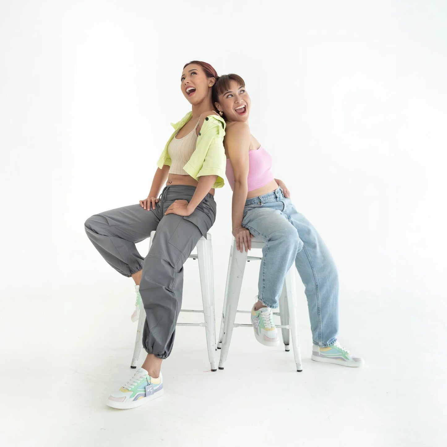 Fuego Pastel Low-Top Dance Sneakers