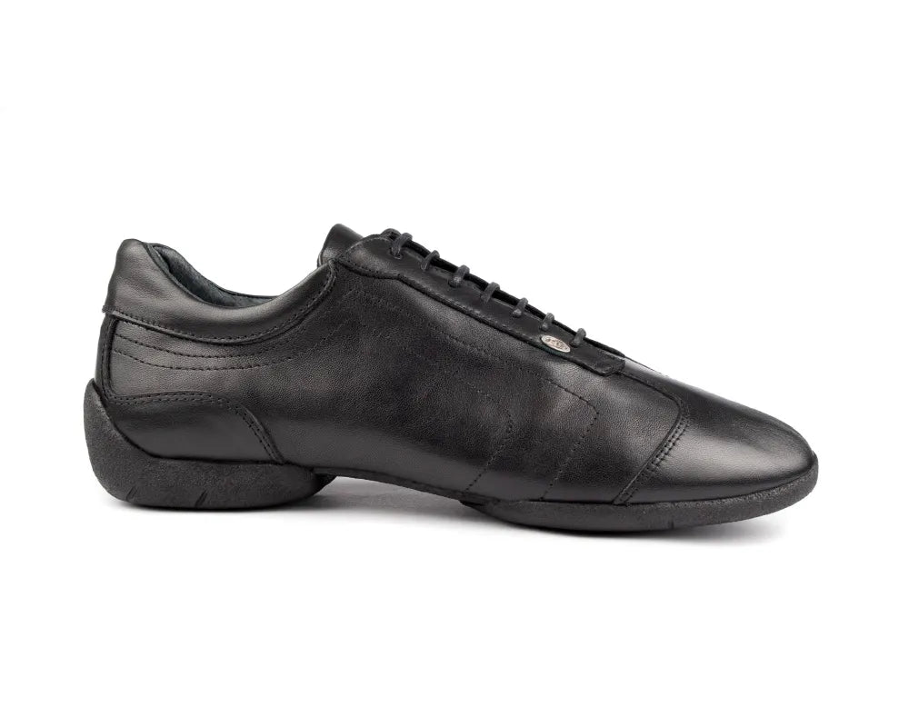Portdance | PD035 Black Leather Dance Sneakers