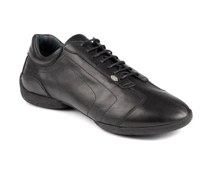 Portdance | PD035 Black Leather Dance Sneakers