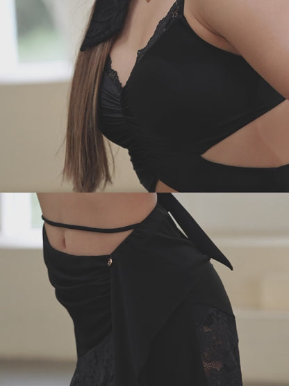 UDance A13 Lace Camisole Crop Top