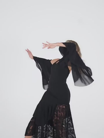 UDANCE Lace Cutout Ballroom Skirt AMD12