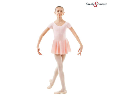 Sansha Sign Short Sleeve Leotard SAMANTHA Y3554C - Pink