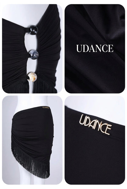 Official BD Dance UDance A97 black Latin tassel skirt product photo 8